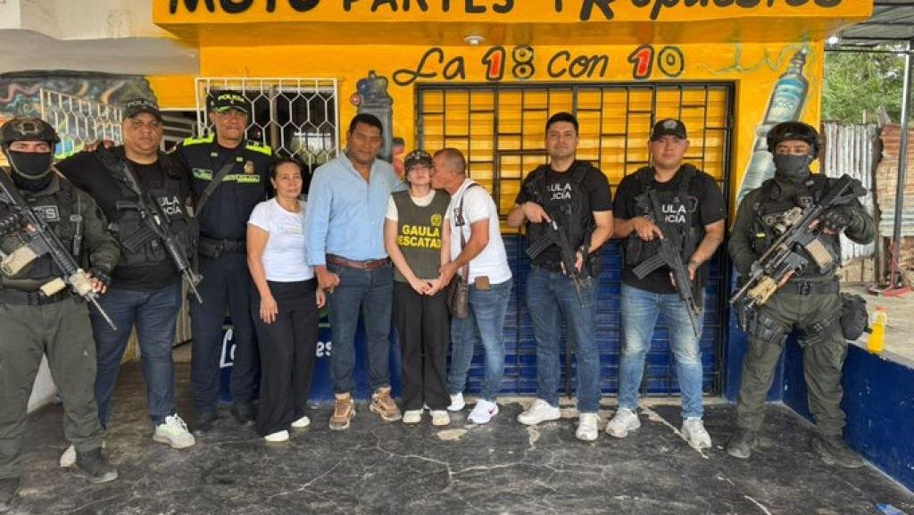 Leidys Vergara Molina, de 19 años, recuperó su libertad y ya se encuentra con su familia en Maicao