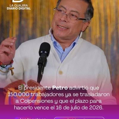 Petro denuncia bloqueo al derecho de traslado pensional tras suspensión del Decreto 415