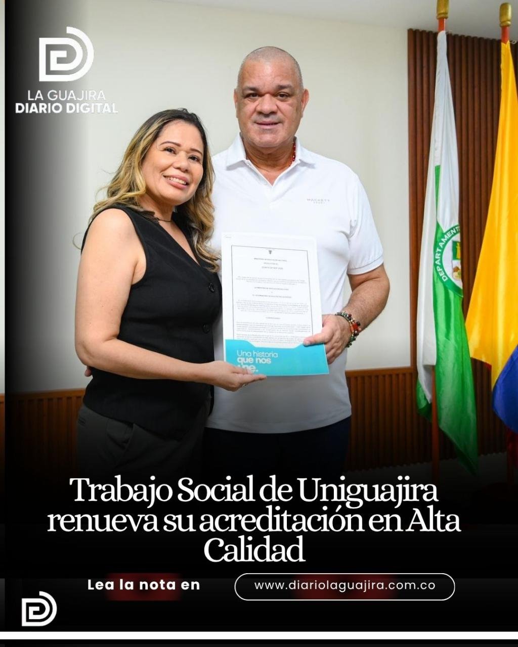 Trabajo Social de Uniguajira renueva su acreditación en Alta Calidad
