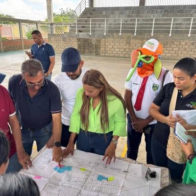 Mas de 40 líderes comunales validaron avances de alcantarillado en Maicao