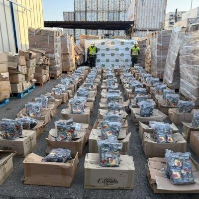 Cae una tonelada de Cocaína en Santa Marta, incautada por la Policía Nacional