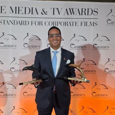 Histórico: Gobernador Jairo Aguilar recibe cuatro galardones en premios mundiales de cine que promueven el turismo