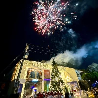 Con ESEPGUA llegó la navidad y la nieve a La Guajira