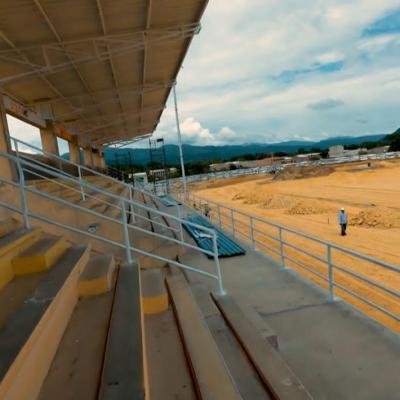 La recuperación de escenarios deportivos en La Guajira es una realidad, avanzan las obras del Estadio Enrique Brito en San Juan del Cesar