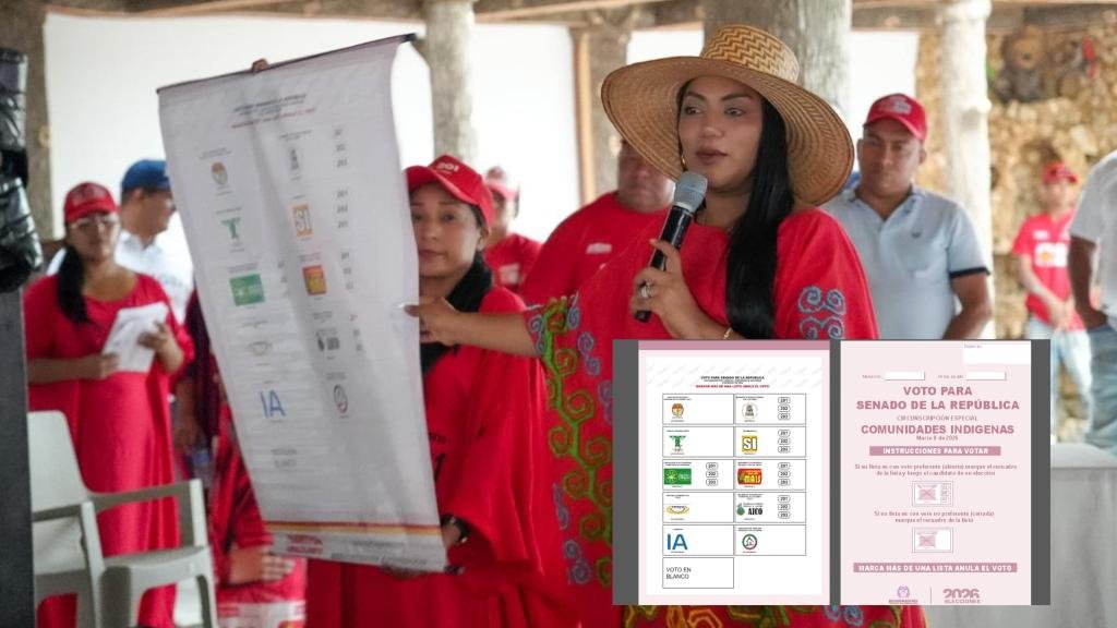 ¡NO LO OLVIDES! - El tarjetón rosado es el que deben pedir los guajiros para votar al Senado de la República