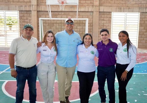 Gobernador Aguilar fortalece la infraestructura deportiva con entrega de escenarios renovados en el sur de La Guajira