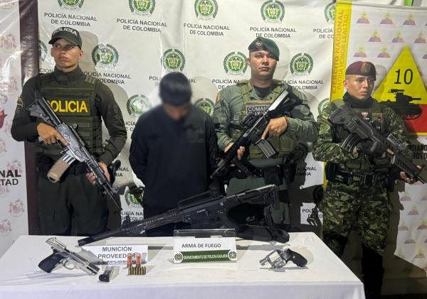 Capturado en Maicao con arsenal ilegal en su poder