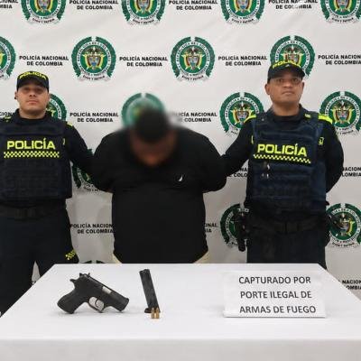 Capturado en Riohacha con pistola sin documentación legal