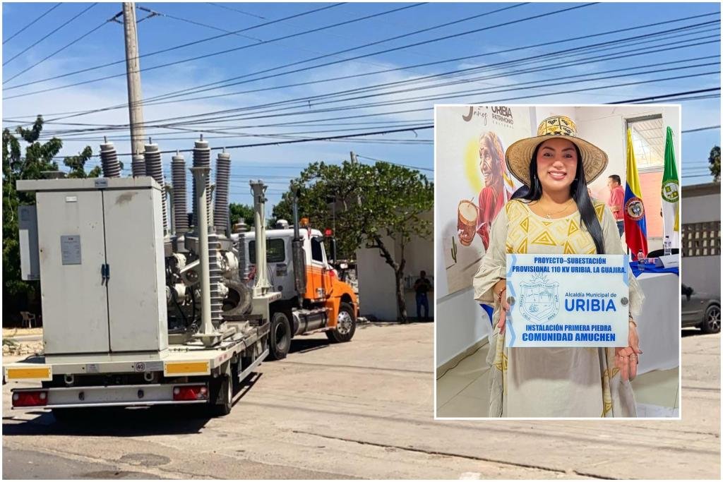 Martha Peralta Epieyú le cumple a Uribia y Manaure: subestación móvil de energía ya va camino a esos municipios*