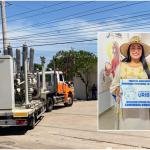 Martha Peralta Epieyú le cumple a Uribia y Manaure: subestación móvil de energía ya va camino a esos municipios*