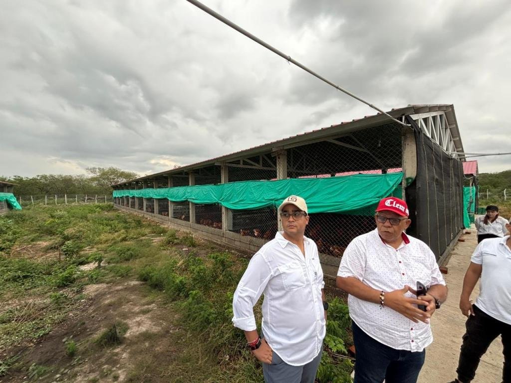 Gobernador Jairo Aguilar entrega proyecto avícola que beneficiará a 100 familias de Mayabangloma