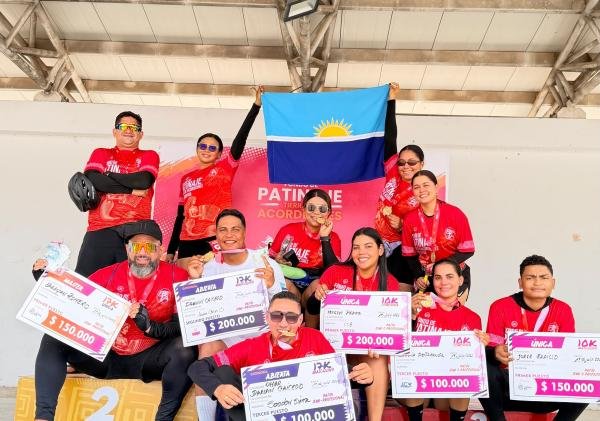 La Guajira hace historia en el Fondo de Patinaje Tierra de Acordeones
