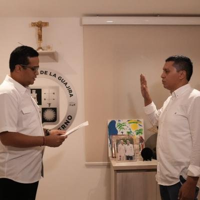 Gobernador de La Guajira posesiona a nuevos directivos para fortalecer la gestión institucional