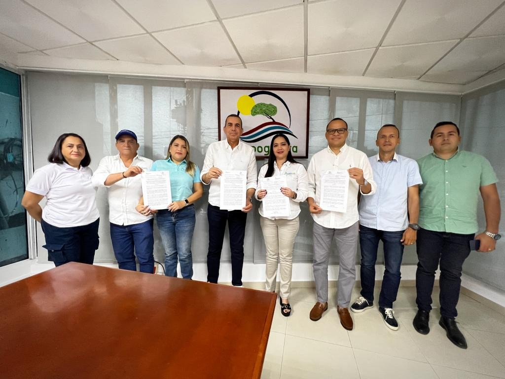Directores de Corpoguajira y Corpocesar oficializan la adopción del Plan de Ordenación y Manejo de la Cuenca Hidrográfica del río Alto Cesar