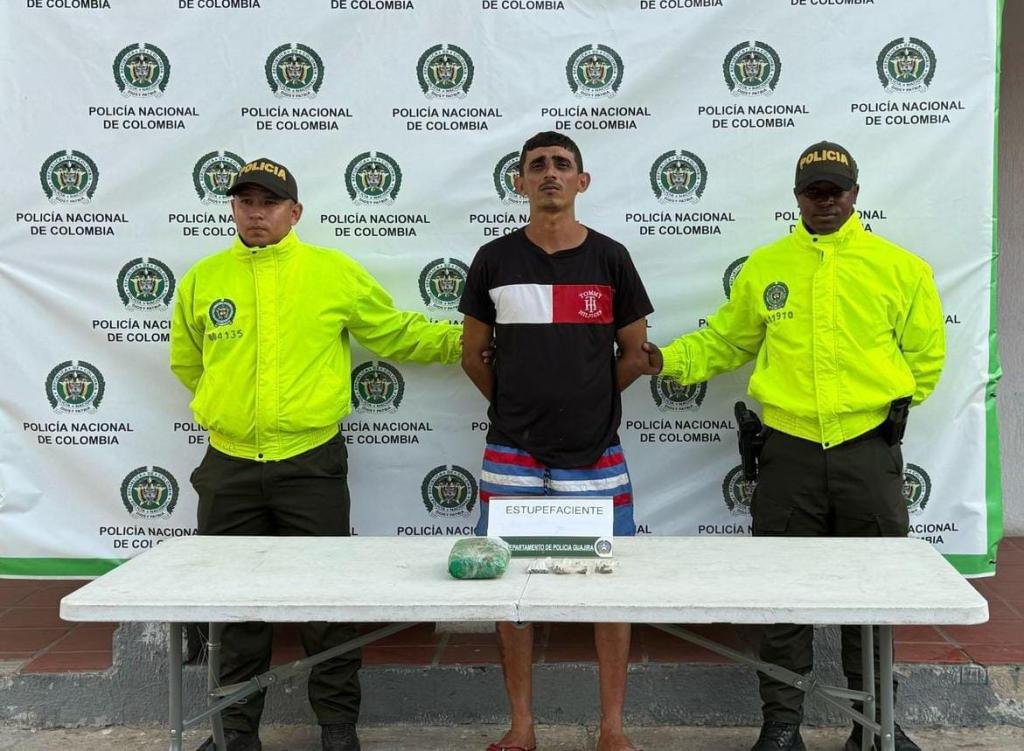 Capturan a una persona en Maicao con 485 gramos de marihuana