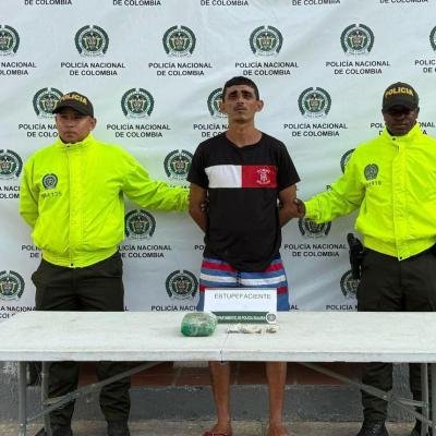 Capturan a una persona en Maicao con 485 gramos de marihuana