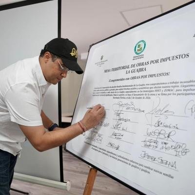 La Gobernación de La Guajira avanza en el cierre de brechas con el mecanismo de obras por impuestos