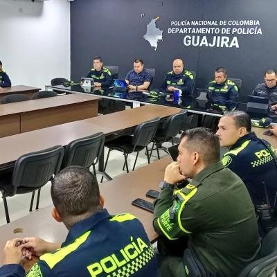 Policía Nacional garantiza manifestaciones pacíficas en La Guajira durante el Día del Trabajo