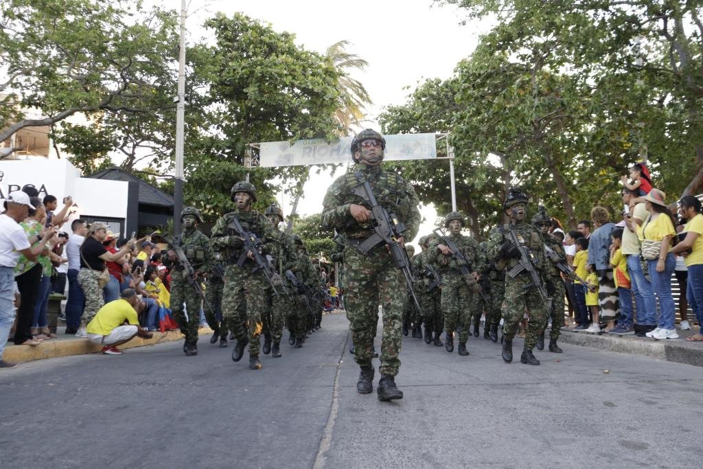 La Guajira conmemoró el 20 de Julio con un desfile cívico-militar sin precedentes