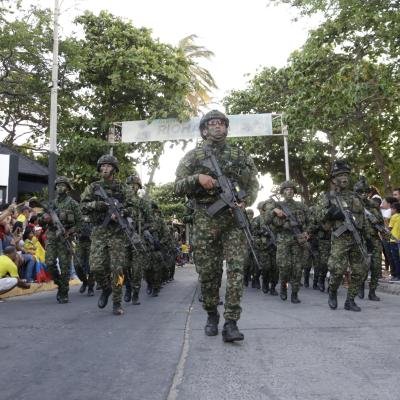 La Guajira conmemoró el 20 de Julio con un desfile cívico-militar sin precedentes