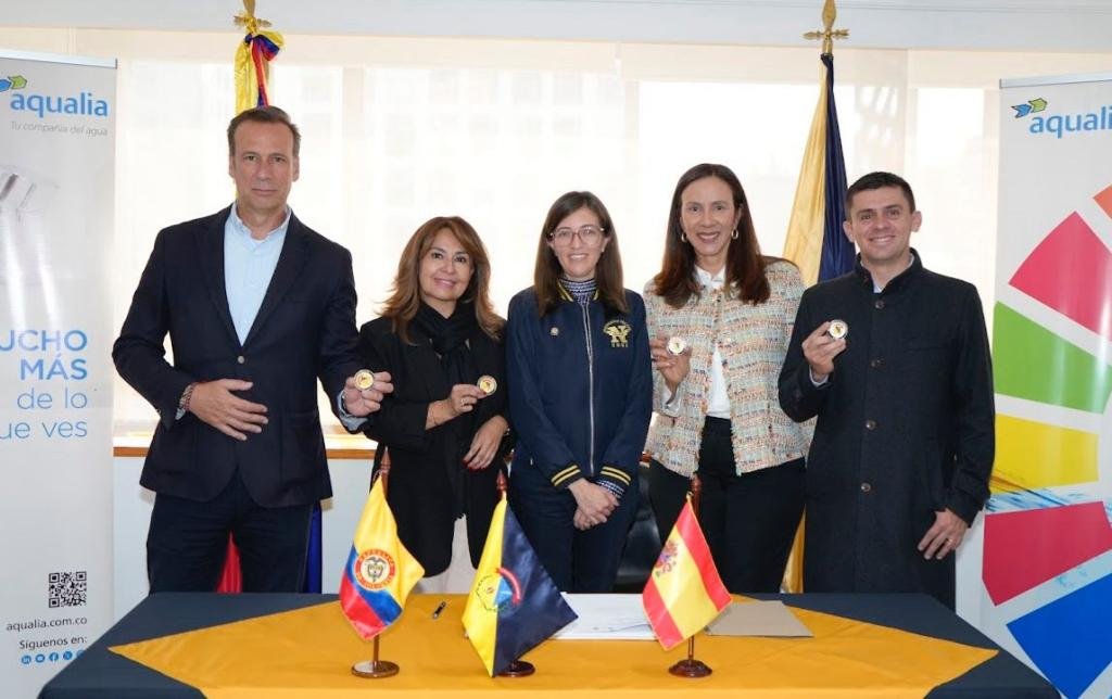 Aqualia y la Universidad Militar Nueva Granada crean la Cátedra Aqualia sobre gestión sostenible del agua en Colombia