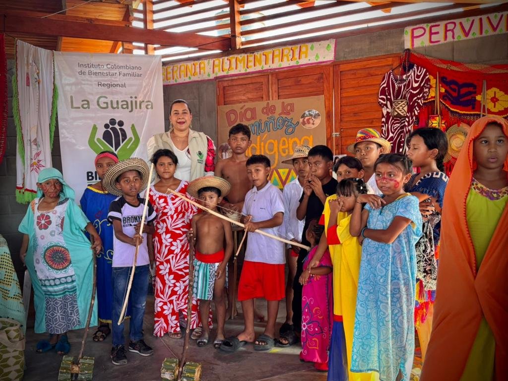 Bienestar Familiar celebró la identidad cultural de la niñez y la adolescencia indígena en La Guajira