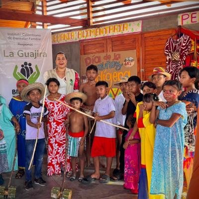 Bienestar Familiar celebró la identidad cultural de la niñez y la adolescencia indígena en La Guajira