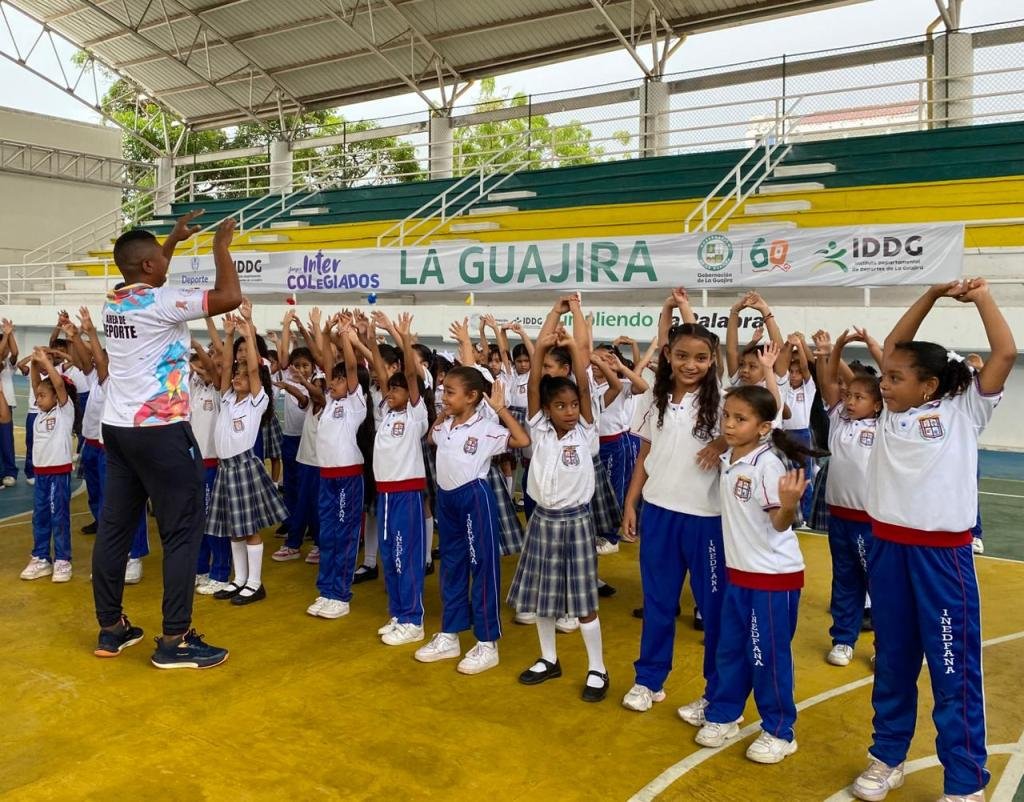 Los festivales Escolares en La Guajira fortalecen la participación de la niñez en los Juegos Intercolegiados 2025