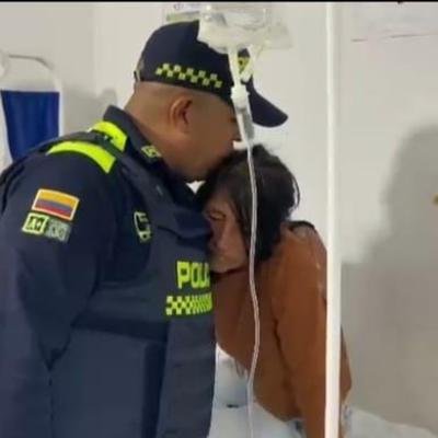 Policía y motociclista evita tragedia: mujer intentó lanzarse del puente El Limón en Cicuco, Bolívar.