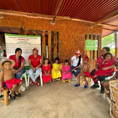 Resguardo Wayuu Wunaapuchon Loma Fresca fortalece la atención a la primera infancia con la construcción de 11 Unidades Comunitarias de Atención