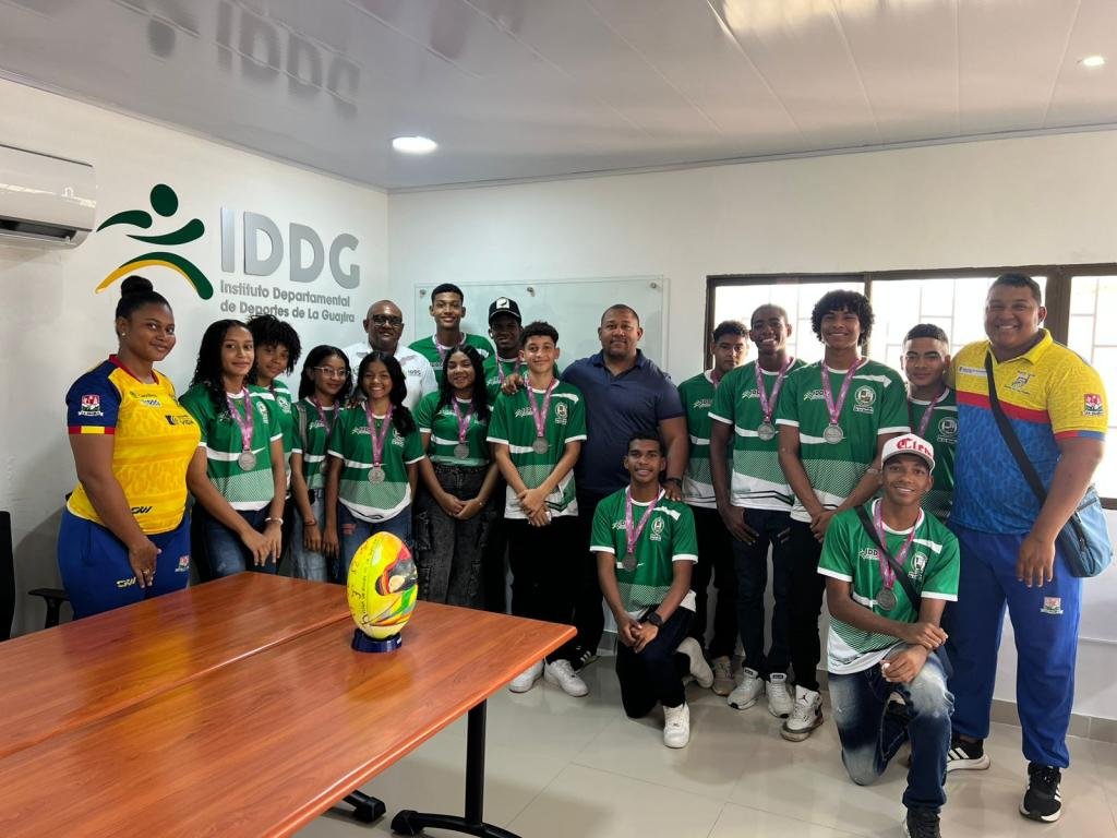 El equipo de rugby de La Guajira logró medalla de plata en la fase nacional de los juegos Intercolegiados 2025