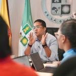 Jairo Aguilar encabezó diálogo con las juventudes sobre programas y acciones departamentales